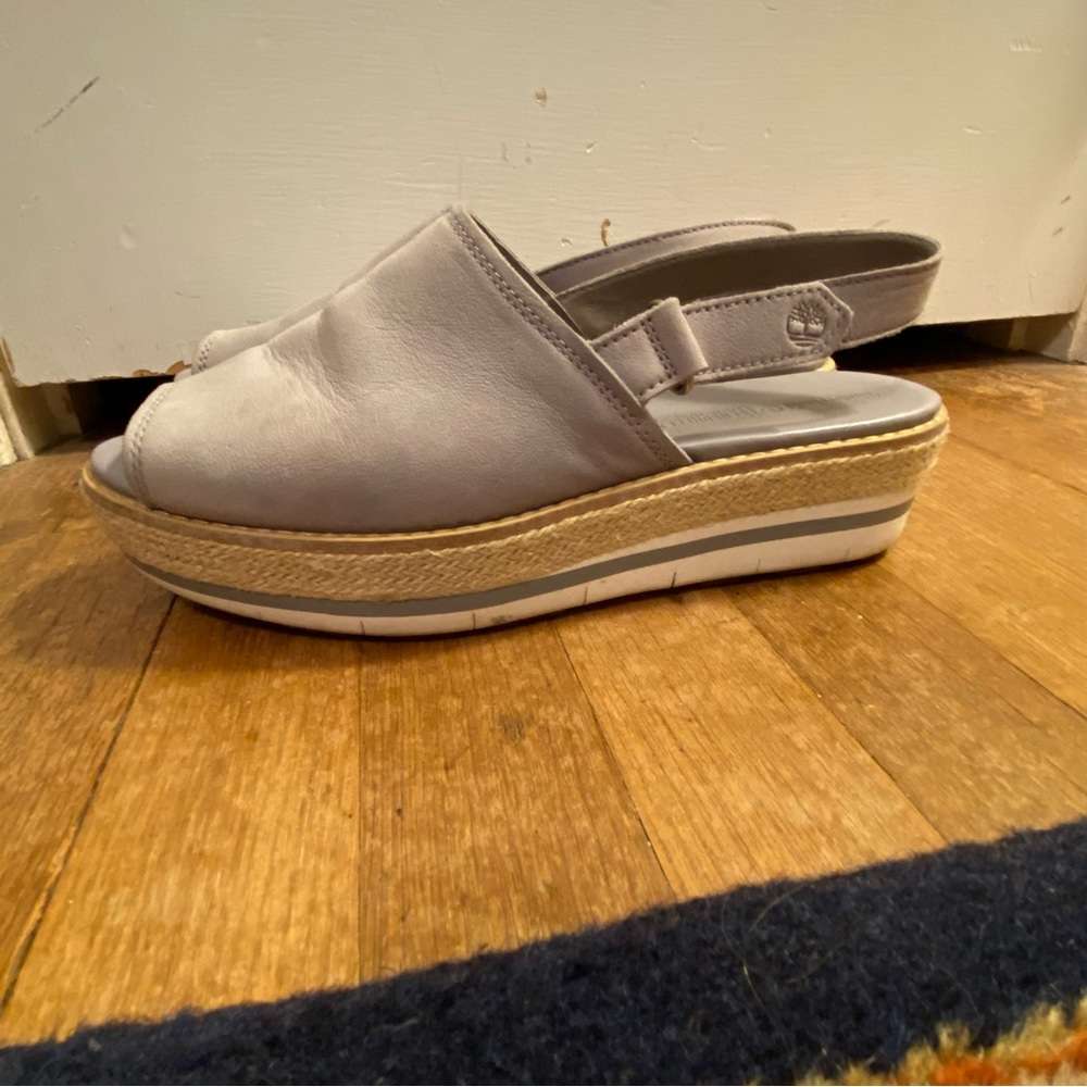 Timberland Emerson Point Platform Slingback Open Toe - 9